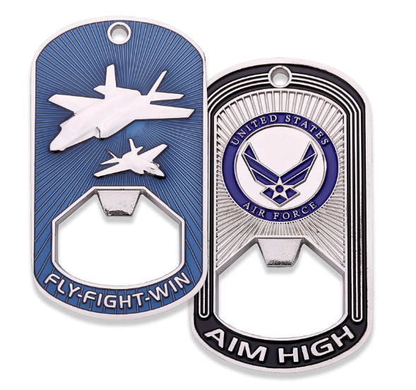 Bottle Opener Dog Tag Coin