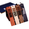 Hot Selling Engraved Logo Hollow Wooden Bookmark with Tassel