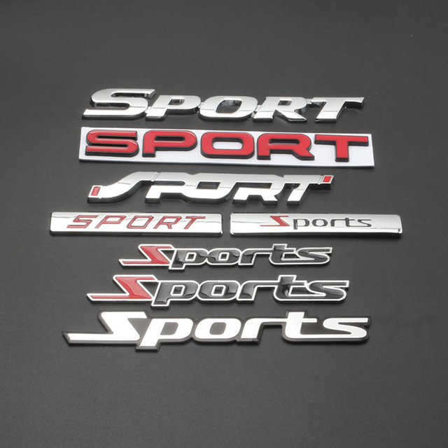 Hot Sell Custom zinc alloy or Brass Stamping Sport Car Logo