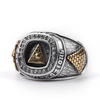 Personalized Hip Hop Jewelry Zinc Alloy Metal Rings for Men