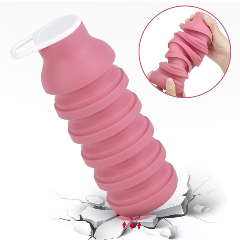 Silicone Foldable Drink Gym Travel Tumbler Cup 