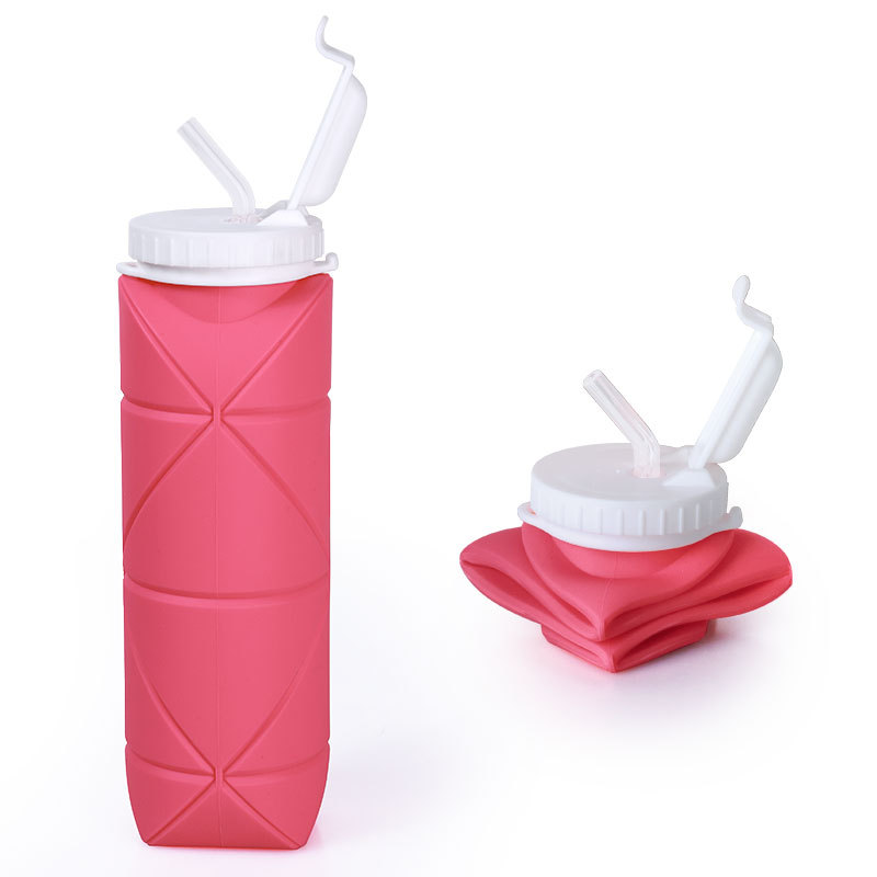 Silicone Foldable Drink Gym Travel Tumbler Cup 