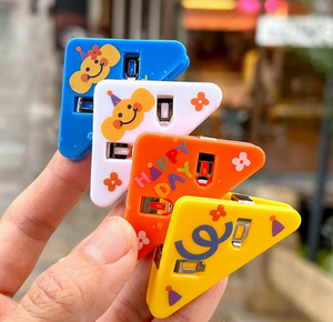 Wholesale Colorful Book Page Plastic Triangle Paper Clip 