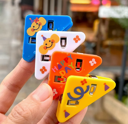 Wholesale Colorful Book Page Plastic Triangle Paper Clip 