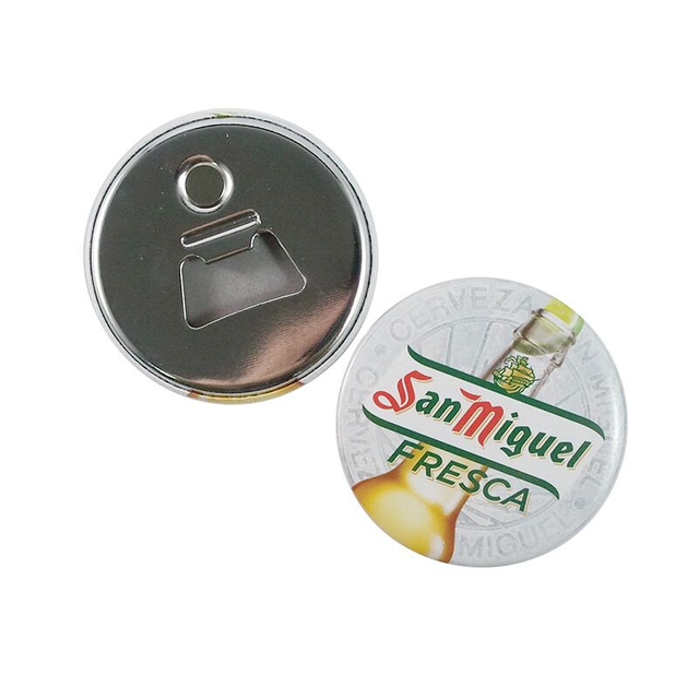 Promotion DIY Advertising Gift 58mm Tinplate Bottle Opener