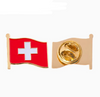Wholesale Custom Metal Enamel Country Flag Badge Lapel Pin 