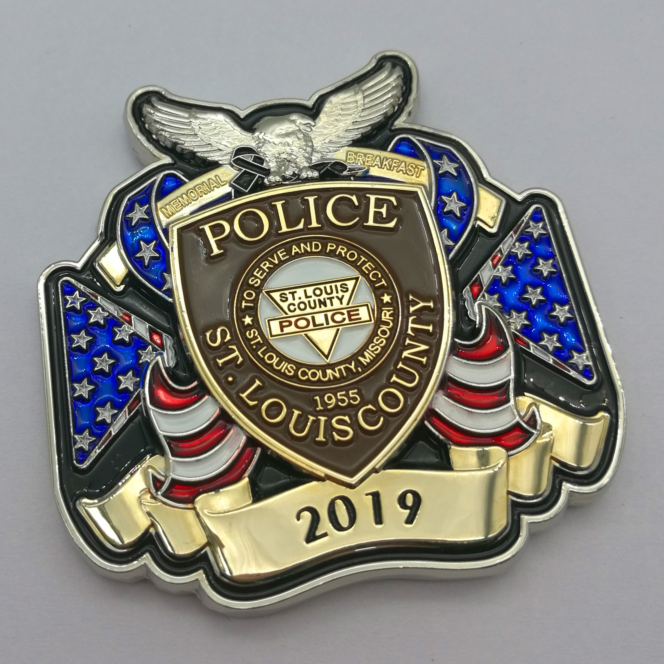 St. Louis County Police Office Challenge Coin