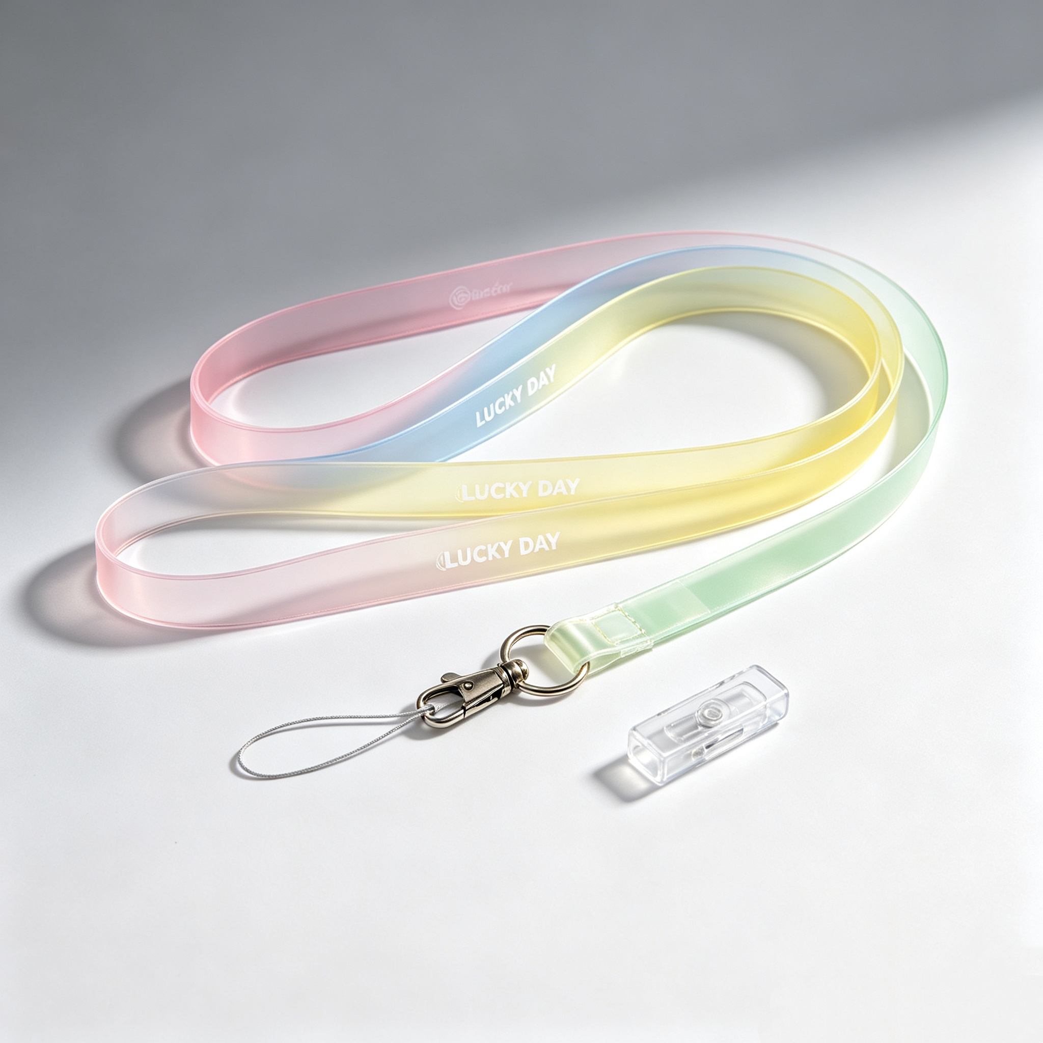 PVC lanyard waterproof soft rubbery texture by AQ PINS & GIFTS