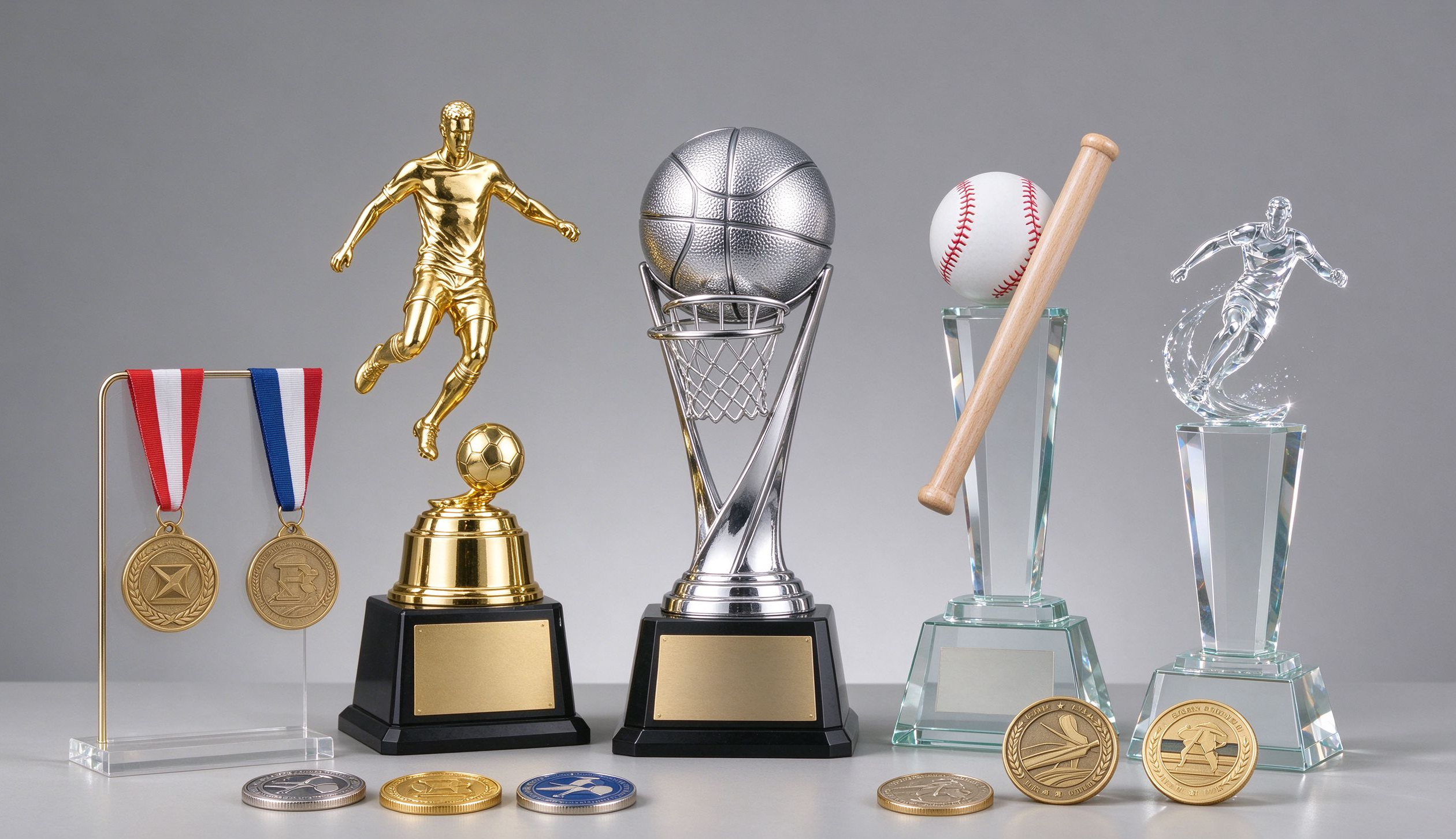 Custom metal sports trophies for little league and pro championships.jpg