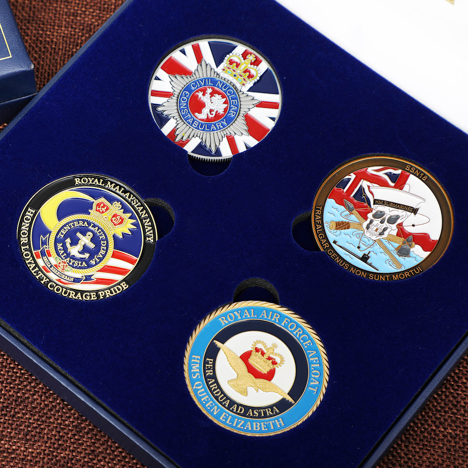 Air Force special operations challenge coins 3D embossed metal coins for elite unit tradition