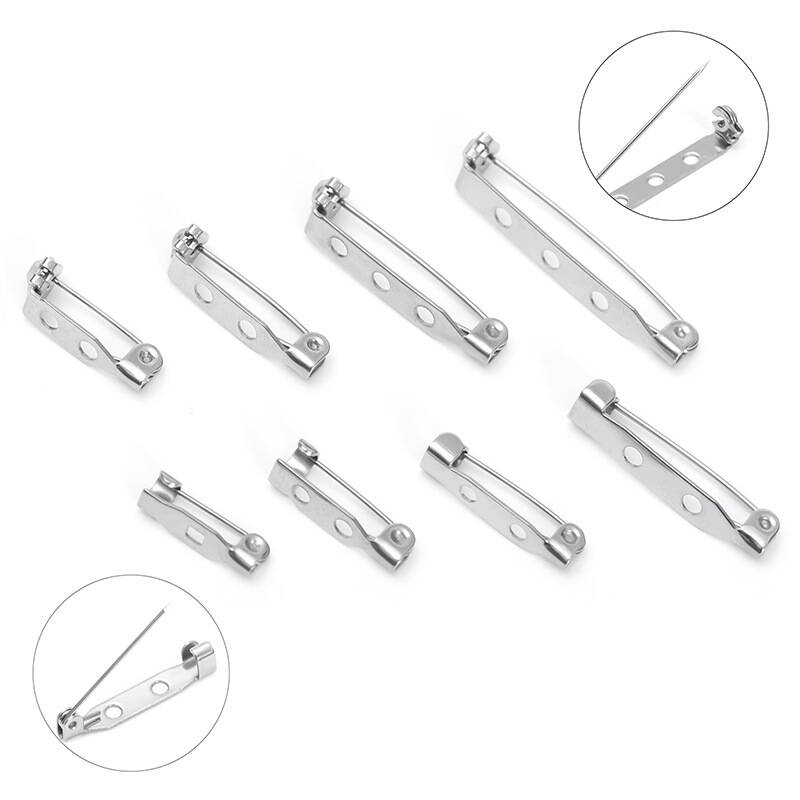 Safety pin backing for large heavy badges by AQ PINS & GIFTS