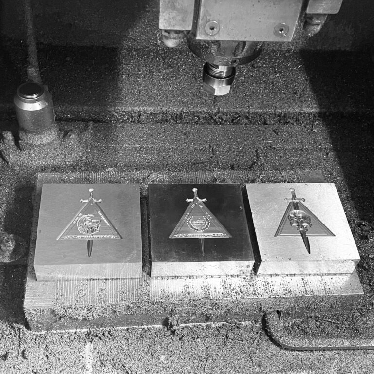 3D coin die casting mold making by AQ PINS & GIFTS